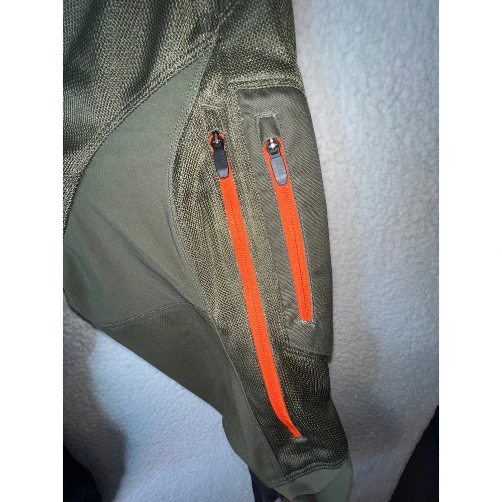 Fox Racing Legion Motocross Pants Mens 36 Olive Green Orange Off-Road MX Gear - Picture 4 of 9